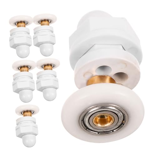 HOMSFOU 6 Stück Teiliges Duschschiebetür aus Metall und Nylon Geräuscharme Ersatzlaufräder mit Kleinem Wälzlager für Stabile Reibungsarme Glas duschtüren Einfache Montage und Langlebig HOMSFOU 6 Stück Teiliges Duschschiebetür aus Metall und Nylon Geräuscharme Ersatzlaufräder mit Kleinem Wälzlager für Stabile Reibungsarme Glas duschtüren Einfache Montage und Langlebig von HOMSFOU