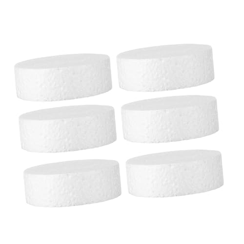 HOMSFOU 6 Stück Teiliges Polystyrol Schaumstoff Zylinder Leichte Runde Schaumstoffscheiben Flexibel und Langlebig für DIY Bastelprojekte Kuchen Dekoration Kunsthandwerk und Schulmodelle HOMSFOU 6 Stück Teiliges Polystyrol Schaumstoff Zylinder Leichte Runde Schaumstoffscheiben Flexibel und Langlebig für DIY Bastelprojekte Kuchen Dekoration Kunsthandwerk und Schulmodelle von HOMSFOU