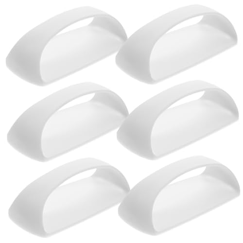 HOMSFOU 6 Stück Teiliges Selbstklebendes Weiß Bohrfreier Strapazierfähiger Möbelgriff für Schrank Kleiderschrank Balkon Glasschiebetüren Ergonomisch Kratzfest Einfache Montage HOMSFOU 6 Stück Teiliges Selbstklebendes Weiß Bohrfreier Strapazierfähiger Möbelgriff für Schrank Kleiderschrank Balkon Glasschiebetüren Ergonomisch Kratzfest Einfache Montage von HOMSFOU