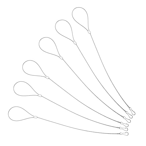 HOMSFOU 6 Stück Torriegel Zugkabel für Gartentore Einfache Installation Türöffner zur Sicherung Ihrer Zäune mit robustem Verriegelungskabel von HOMSFOU