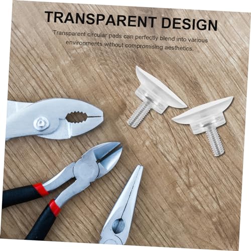 HOMSFOU 6 Stück Transparente PVC Saugnäpfe mit Mutter Extra Starker Haftung Wiederverwendbar und Kratzfrei für Fliesen und Glatte Oberflächen in Bad Küche und Auto ohne Bohren Belastbar HOMSFOU 6 Stück Transparente PVC Saugnäpfe mit Mutter Extra Starker Haftung Wiederverwendbar und Kratzfrei für Fliesen und Glatte Oberflächen in Bad Küche und Auto ohne Bohren Belastbar von HOMSFOU