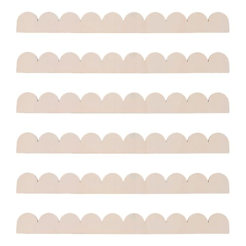 HOMSFOU 6 Stück Unbehandelte Dekorative Holzleisten für DIY Projekte Wandregal Türrahmen und Kreative Heimdekoration HOMSFOU 6 Stück Unbehandelte Dekorative Holzleisten für DIY Projekte Wandregal Türrahmen und Kreative Heimdekoration von HOMSFOU