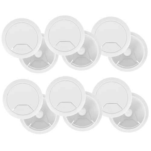 HOMSFOU Kabel-Organizer Für Den Schreibtisch 6 Stück Schreibtisch-ösen Kabel-Organizer-Box Büro-kabellochabdeckung Schreibtisch-drahtlochabdeckung von HOMSFOU