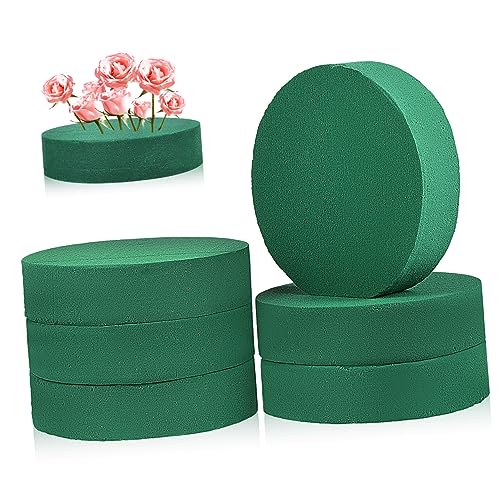 HOMSFOU 6stücke Runde Floral-schaumblöcke Zylindrische Blumensteckmasse Für DIY-blumenarrangements Geeignet Für Hochzeiten Geburtstagsfeiern Und Dekorationen Hält Blumen Lebendig Und Feuch von HOMSFOU