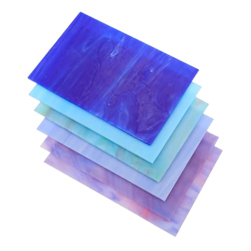 HOMSFOU 6stücke Wellenförmiger Glasfliesen Für Buntglas-malerei Farbiges Für Mosaikkunst Und DIY Handwerk Geeignet Für Haus Und Garten-Dekoration HOMSFOU 6stücke Wellenförmiger Glasfliesen Für Buntglas-malerei Farbiges Für Mosaikkunst Und DIY Handwerk Geeignet Für Haus Und Garten-Dekoration von HOMSFOU