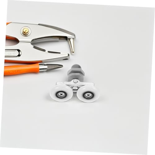 HOMSFOU 8 Stück Teiliges Duschtürrollen Doppelrad aus Langlebigem Material Installieren Geeignet für Gebogene Glasschiebetüren Ersatzteile für Badezimmer schiebetüren Reibungsloses von HOMSFOU