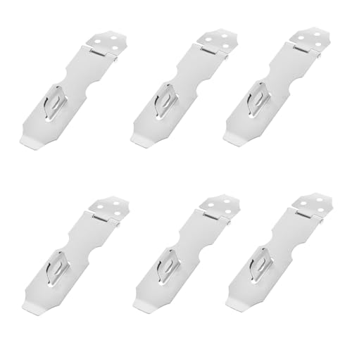 HOMSFOU 8 Stück Teiliges Hasp Latch Robuste Torverriegelung für Gartentore und Möbel Installieren für Türen HOMSFOU 8 Stück Teiliges Hasp Latch Robuste Torverriegelung für Gartentore und Möbel Installieren für Türen von HOMSFOU