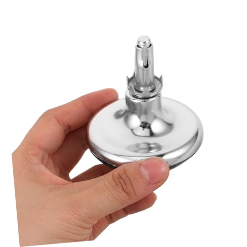 HOMSFOU 8 Stück Teiliges Möbelfüße aus Verchromtem Robuste Möbelbeine mit Geräuschdämpfenden Bodenschonern Geeignet für Sofa Stuhl Bett und Schränke Einfache Montage Kratzfreie von HOMSFOU