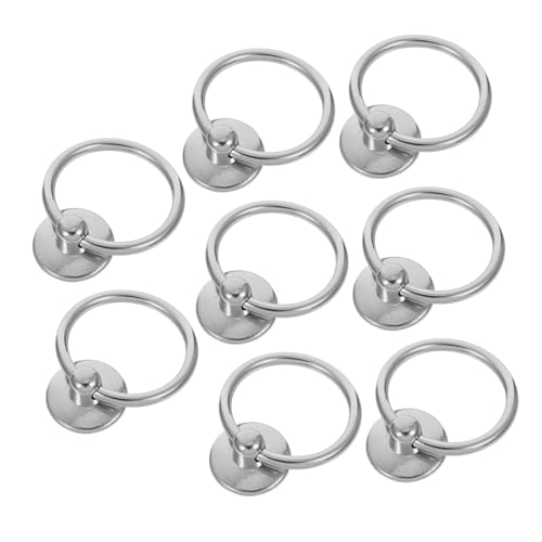 HOMSFOU 8 Stück Vintage Küchenknöpfe Zinklegierung Einloch Ziehgriffe für Schrank Schublade Kleiderschrank Silber für Einfache Diy Installationen HOMSFOU 8 Stück Vintage Küchenknöpfe Zinklegierung Einloch Ziehgriffe für Schrank Schublade Kleiderschrank Silber für Einfache Diy Installationen von HOMSFOU