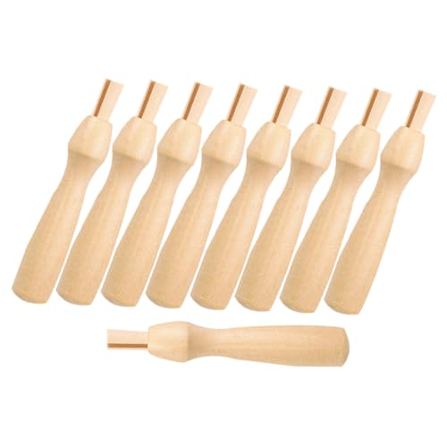 HOMSFOU 9 Stück Teiliges Filznadel Holzgriff Ergonomisch Langer Griff für Präzises Needle Felting Langlebiges DIY-wollfilz Werkzeug Geeignet für Anfänger und Profi-kunstprojekte von HOMSFOU