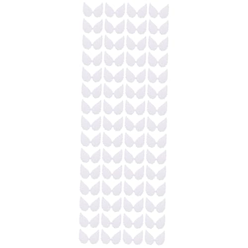 HOMSFOU 90 Stck. Engelsflügel Deko Teilig Mini Glitzer Patches für Kuchen und Bastelprojekte für Cupcake Topper und Kreative DIY Ideen Weißes Engel Flügel Design HOMSFOU 90 Stck. Engelsflügel Deko Teilig Mini Glitzer Patches für Kuchen und Bastelprojekte für Cupcake Topper und Kreative DIY Ideen Weißes Engel Flügel Design von HOMSFOU