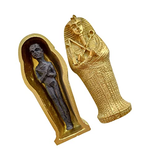 HOMSFOU Ägyptischer Schmuckzubehör Sarkophag Sargskulptur Sarkophag Sarg Mini-mumien-figur Ägyptischer König Tutanchamun Sammelbarer König Zubehör Für Aquarien Halloween Hufu HOMSFOU Ägyptischer Schmuckzubehör Sarkophag Sargskulptur Sarkophag Sarg Mini-mumien-figur Ägyptischer König Tutanchamun Sammelbarer König Zubehör Für Aquarien Halloween Hufu von HOMSFOU