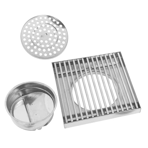 HOMSFOU Outdoor Abflussgitter Aus Edelstahl Quadratische Drainageabdeckung Für Garten Auffahrt Und Außenbereiche Robustes Design Für Effiziente Wasserableitung Und Blockagevermeidung HOMSFOU Outdoor Abflussgitter Aus Edelstahl Quadratische Drainageabdeckung Für Garten Auffahrt Und Außenbereiche Robustes Design Für Effiziente Wasserableitung Und Blockagevermeidung von HOMSFOU