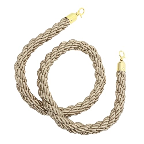 HOMSFOU Absperrseil aus Robustem Jutegeflecht mit Goldfarbenem Haken für Warteschlangenabsperrung Crowd Control und Sicherheitsbarriere bei Veranstaltungen und Feierlichkeiten HOMSFOU Absperrseil aus Robustem Jutegeflecht mit Goldfarbenem Haken für Warteschlangenabsperrung Crowd Control und Sicherheitsbarriere bei Veranstaltungen und Feierlichkeiten von HOMSFOU