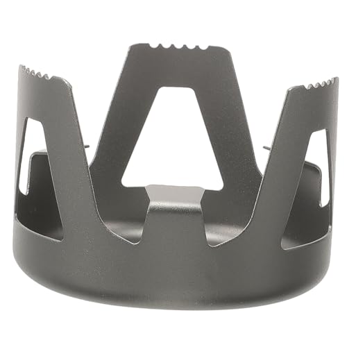 HOMSFOU Aluminiumlegierung Campingkocher Topfständer mit Windschutz Stabiler Alkoholbrenner Halter Tragbar für Outdoor Küche Einfach zu Montieren Effiziente Luftzirkulation Kompakt und HOMSFOU Aluminiumlegierung Campingkocher Topfständer mit Windschutz Stabiler Alkoholbrenner Halter Tragbar für Outdoor Küche Einfach zu Montieren Effiziente Luftzirkulation Kompakt und von HOMSFOU