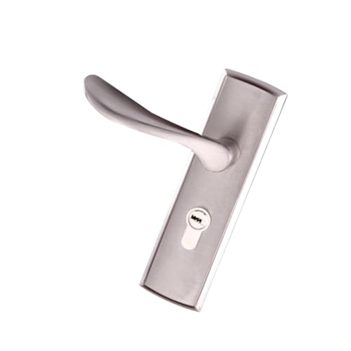 HOMSFOU Aluminiumlegierung Mechanisches Türschloss für Badezimmer und Schlafzimmer Diebstahlschutz Geräuschlos Ergonomischer Griff für Zuhause und von HOMSFOU