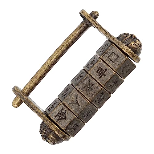 HOMSFOU Vintage Antikes Zahlenschloss Zinklegierung für Koffer Schmuckkästchen Retro Schloss im Chinesischen Stil Langlebig und Dekorativ Einfache Anwendung HOMSFOU Vintage Antikes Zahlenschloss Zinklegierung für Koffer Schmuckkästchen Retro Schloss im Chinesischen Stil Langlebig und Dekorativ Einfache Anwendung von HOMSFOU