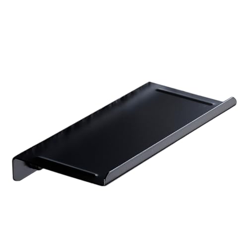 HOMSFOU Edelstahl Handyablage Badezimmerregal Mit Mobiltelefonablage Stilvolles Und Elegantes Design Für Badezimmer Und Hotels Schwarz von HOMSFOU