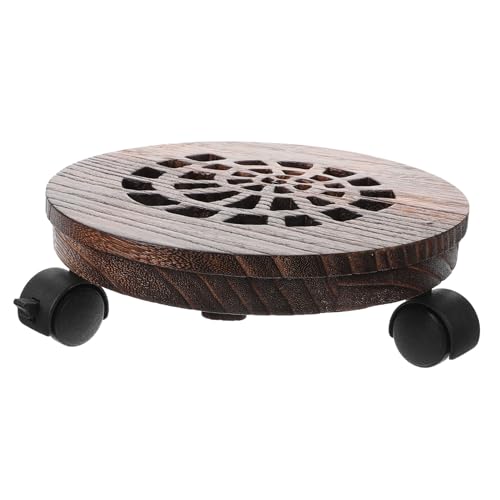 HOMSFOU Beweglicher Blumentopfständer mit Rädern, robuster Pflanzenbeweger mit Wasserwanne, Durchmesser für Zimmerpflanzen, Bonsai und Töpfe HOMSFOU Beweglicher Blumentopfständer mit Rädern, robuster Pflanzenbeweger mit Wasserwanne, Durchmesser für Zimmerpflanzen, Bonsai und Töpfe von HOMSFOU