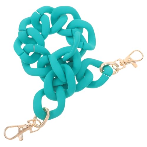 HOMSFOU Breiter Flacher Handtaschenkettenriemen Aus Acryl Ersatzgriffe Für Geldbörsen Mit Schnallenclips DIY Zubehör Für Partys Und Freizeitausflüge Blau HOMSFOU Breiter Flacher Handtaschenkettenriemen Aus Acryl Ersatzgriffe Für Geldbörsen Mit Schnallenclips DIY Zubehör Für Partys Und Freizeitausflüge Blau von HOMSFOU