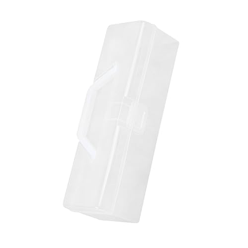 HOMSFOU Broschen Organizer Kunststoff Staubdichter Lagerbehälter für Abzeichen und Bruststifte Transparentes Design für Schreibtisch Schlafzimmer und Büro von HOMSFOU