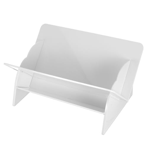 HOMSFOU Bücherregal Für Schreibtisch Und Stabil Mit Aufbewahrungsbox Für Büro-Organizer Und Kleinteile Schlichtes Design Für Zuhause Und Klassenzimmer von HOMSFOU