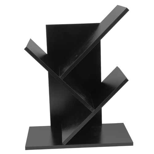 HOMSFOU Bücherregal Lagerregal Schreibtisch Bürodesk -zubehör Schreibtischbuchhandel Kleines Bücherregal Schreibtischorganisation Veranstalter Stand Steigleitung Hölzern Schwarz HOMSFOU Bücherregal Lagerregal Schreibtisch Bürodesk -zubehör Schreibtischbuchhandel Kleines Bücherregal Schreibtischorganisation Veranstalter Stand Steigleitung Hölzern Schwarz von HOMSFOU