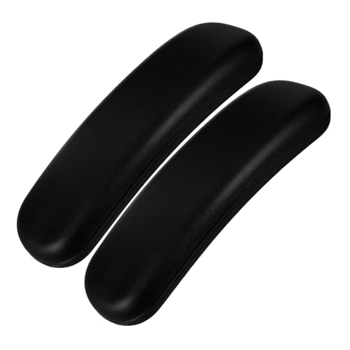 HOMSFOU Bürostuhl Armlehnen Polster Teiliges PU Ersatz Armlehnenpads Komfortable Armlehnenauflage für Drehstuhl und Gaming Chair Einfach zu Montieren Langlebig und Ergonomisch von HOMSFOU
