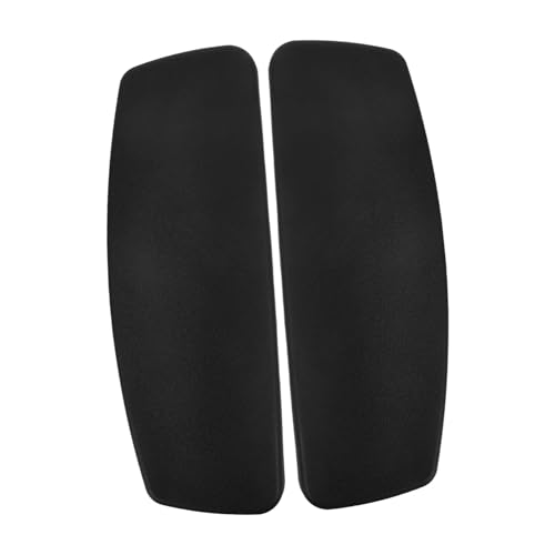 HOMSFOU Bürostuhl Armlehnenpolster Langlebige Druckfeste Kunststoff Auflage mit Rutschfestem Design Ergonomische Unterstützung für Rücken und Einfache Ersatz für Schreibtisch und von HOMSFOU