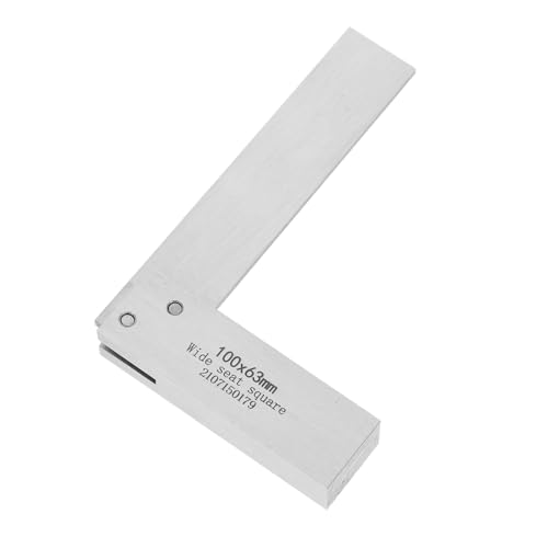 HOMSFOU Carbon Steel Winkelmaß mit Breiter Basis Langlebiges Messwerkzeug für Präzise winkel Ergonomisch Leicht und Tragbar für Holzarbeiten und Bauhandwerk HOMSFOU Carbon Steel Winkelmaß mit Breiter Basis Langlebiges Messwerkzeug für Präzise winkel Ergonomisch Leicht und Tragbar für Holzarbeiten und Bauhandwerk von HOMSFOU
