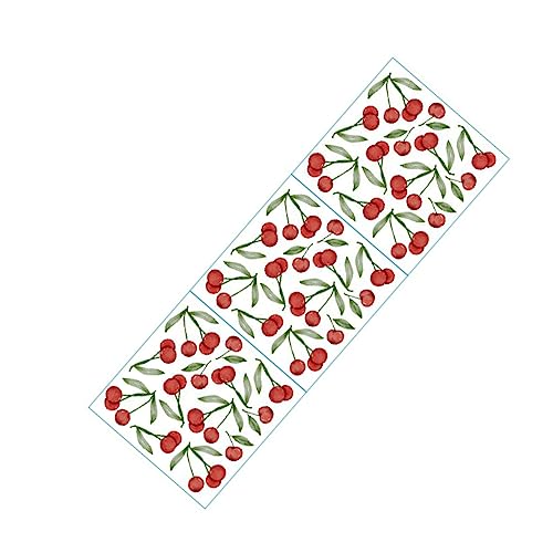 HOMSFOU Cherry Wandaufkleber, abnehmbar, selbstklebend, Obst-Dekor für Schlafzimmer, Sommer-Design für glatte Oberflächen, lustige und lehrreiche Wandkunst für Zimmer HOMSFOU Cherry Wandaufkleber, abnehmbar, selbstklebend, Obst-Dekor für Schlafzimmer, Sommer-Design für glatte Oberflächen, lustige und lehrreiche Wandkunst für Zimmer von HOMSFOU
