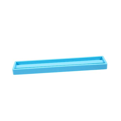 HOMSFOU DIY Domino Ständer Silikonform für Epoxidharz Rutschfeste Leicht zu Reinigende Resin Halterform für Kreative DIY Projekte und Dekorative Aufbewahrung von HOMSFOU