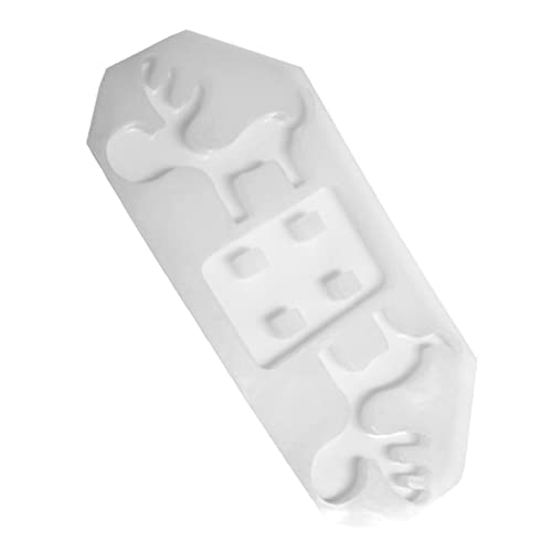 HOMSFOU DIY Silikonform für Handyhalter Elastische Transparente Elch Form Langlebige Handyhalterung Gießform für Smartphone Ständer Mobile Phone Craft Tool von HOMSFOU
