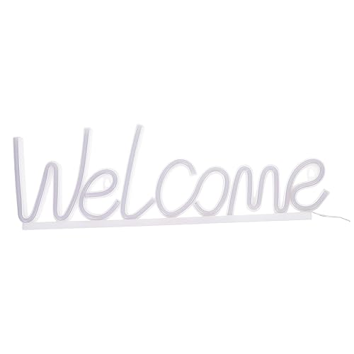 HOMSFOU Acryl Willkommen Neonlampe Partybevorzugung Led-Schilder Neonschild Für Schlafzimmer Barwagen Essentials Barwagenzubehör Kleines Nachtlicht Led-Neonschild Bar Neon von HOMSFOU