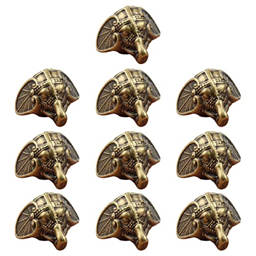 HOMSFOU Dekorative Beine für Schmuckkästchen, langlebig, antike Ecke, leichte Möbelfüße, vielseitige Befestigungsbeine für Heimdekoration und Möbel, 10 Stück HOMSFOU Dekorative Beine für Schmuckkästchen, langlebig, antike Ecke, leichte Möbelfüße, vielseitige Befestigungsbeine für Heimdekoration und Möbel, 10 Stück von HOMSFOU