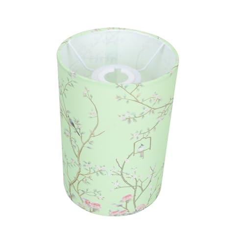 HOMSFOU Dekorativer Chinesischer Lampenschirm im Vintage Stil Handgemaltes Design für Tischlampen und Stehlampen Installieren Weichlichtend und Vielseitig für Wohnraumgestaltung von HOMSFOU
