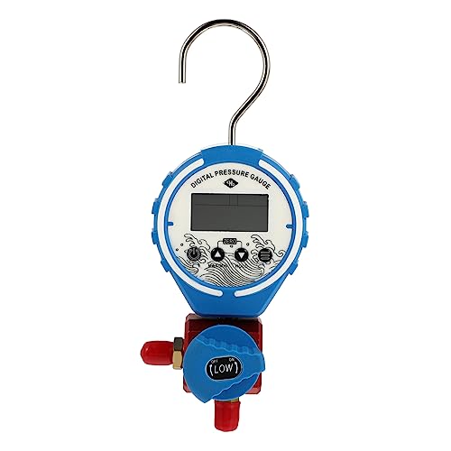 HOMSFOU Digitale Druckmessgeräte für Klimaanlagen Robustes Manometer für Präzise Niederdruckmessung für Installation und mit Display und Kompaktem Design von HOMSFOU