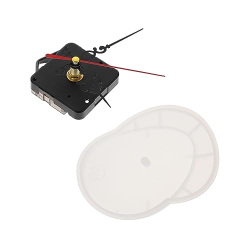 HOMSFOU Diy Silikon Uhrform mit Uhrwerk Dekorative Silikonform für Wanduhr Basteln Flexible Diy Gießform für Kreative Handwerksprojekte für Uhrgestaltung von HOMSFOU