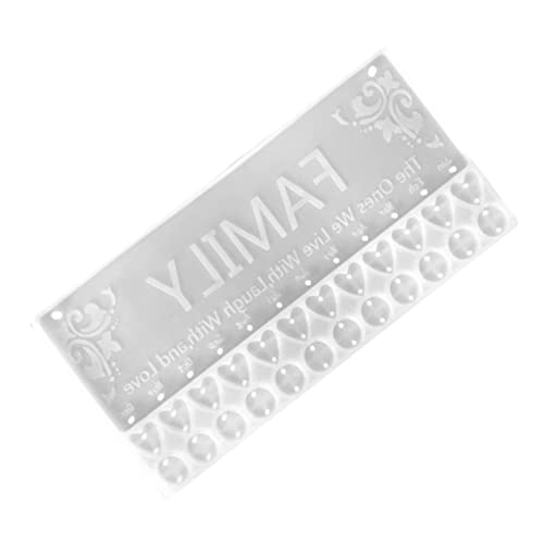 HOMSFOU Diy Silikonform für Hängende Etiketten Basteln von Schönen Ornamenten für Zuhause für Diy Projekte und Hochwertigem Sicherem Silikon HOMSFOU Diy Silikonform für Hängende Etiketten Basteln von Schönen Ornamenten für Zuhause für Diy Projekte und Hochwertigem Sicherem Silikon von HOMSFOU
