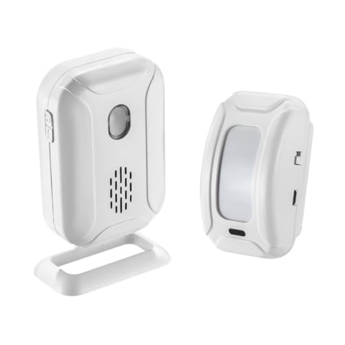 HOMSFOU Drahtlose Infrarot Türklingel mit PIR Bewegungsmelder Reichweite Klanglautstärken Einstellung Begrüßung Türklingel Alarm USB oder Batteriebetrieb Einfache Installation für HOMSFOU Drahtlose Infrarot Türklingel mit PIR Bewegungsmelder Reichweite Klanglautstärken Einstellung Begrüßung Türklingel Alarm USB oder Batteriebetrieb Einfache Installation für von HOMSFOU