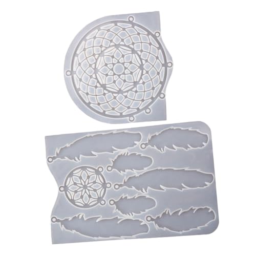 HOMSFOU Dream Catcher Silikonform für Diy Projekte Epoxidharz Gießform für Persönliche Wanddekoration Kreative Handwerksarbeiten und Geschenkideen von HOMSFOU
