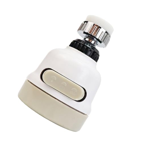 HOMSFOU Drehbarer Wasserhahnfilter mit Drei Einstellbaren Spritzwassergeschützt Edelstahl abs material Wassersparend für Küchen Bad Toilettenarmaturen Einsetzbar HOMSFOU Drehbarer Wasserhahnfilter mit Drei Einstellbaren Spritzwassergeschützt Edelstahl abs material Wassersparend für Küchen Bad Toilettenarmaturen Einsetzbar von HOMSFOU