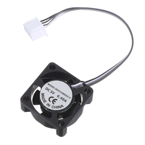 HOMSFOU Drucker Hotend Lüfter mit Dual-Lager Leiser Extruder-kühlventilator Kompakter Effizienter Hotend-kühlventilator für Stabile Temperaturregelung und Präzises Drucken von HOMSFOU