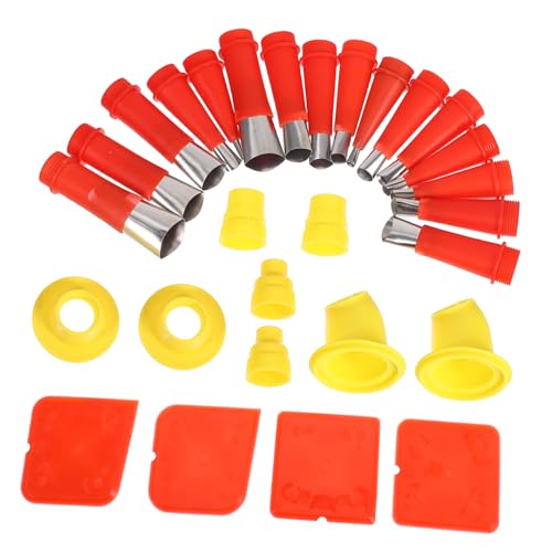 HOMSFOU Edelstahl Dichtungsdüsen mit Abnehmbarem Sockel Präzise Caulking Düsen für Glas Silikondichtstoff Auslaufsicher Leicht zu Reinigen und Vielseitig Einsetzbar HOMSFOU Edelstahl Dichtungsdüsen mit Abnehmbarem Sockel Präzise Caulking Düsen für Glas Silikondichtstoff Auslaufsicher Leicht zu Reinigen und Vielseitig Einsetzbar von HOMSFOU
