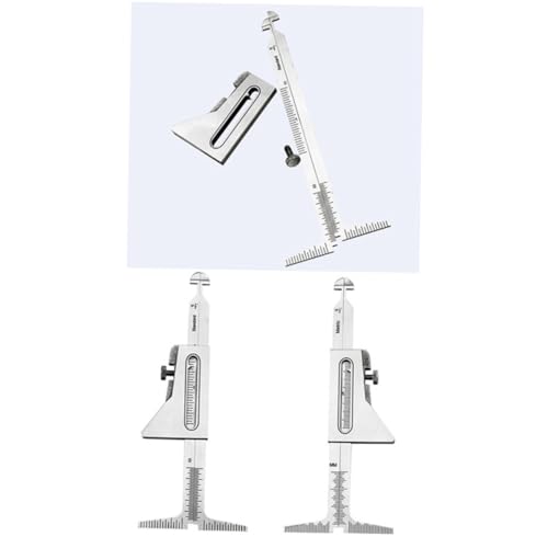 HOMSFOU Edelstahl Schweißlehre Schweißnahtmessgerät mit Metrischer und Zollskala Langlebiges Inspektionswerkzeug für Naht Nahtüberprüfung Schweißfehlererkennung von HOMSFOU