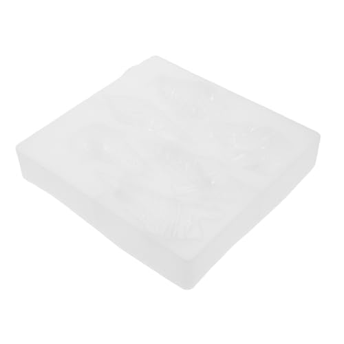 HOMSFOU Eisform Silikonschimmelkerzen Schimmelpilz Machen Duftkerzenform Aus Silikon Silikonform Für Kerzenherstellung Schokoladenform Silikonformen Für Eis Kieselgel Transparent von HOMSFOU