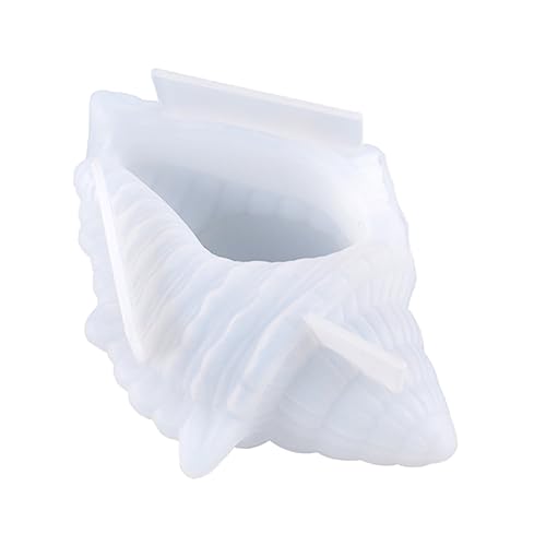 HOMSFOU Epoxidharz Conch Aufbewahrungsbox Silikonform für DIY Kunsthandwerk Wiederverwendbar und Antihaftbeschichtet für Home Decor Projekte von HOMSFOU