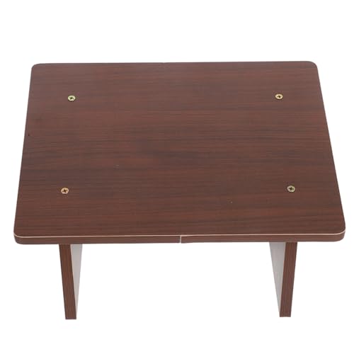 HOMSFOU Ergonomische Holz Fußstütze mit Rutschfester Basis Geneigter Beinhocker für Büro und Zuhause Verbessert Haltung und Komfort unter Schreibtisch Modernes Design in Wild Eiche von HOMSFOU