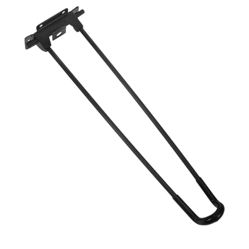 HOMSFOU Faltbare Haarnadel-Tischbeine, robuste Metallstütze für Tische, Möbel und Schreibtische, langlebige Halterung mit glatter Oberfläche, einfache Installation für moderne von HOMSFOU