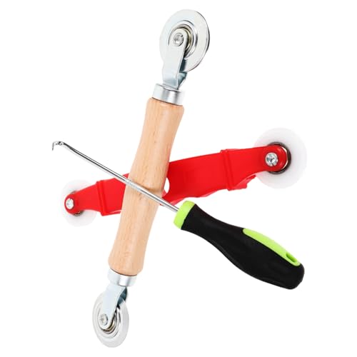 HOMSFOU Fenster Fliegengitter Reparaturset mit Aluminium Druckroller und Hakenzieher Doppelseitiges Rollwerkzeug für Fliegengitter Installation und Netzspannen Langlebiges Werkzeug HOMSFOU Fenster Fliegengitter Reparaturset mit Aluminium Druckroller und Hakenzieher Doppelseitiges Rollwerkzeug für Fliegengitter Installation und Netzspannen Langlebiges Werkzeug von HOMSFOU